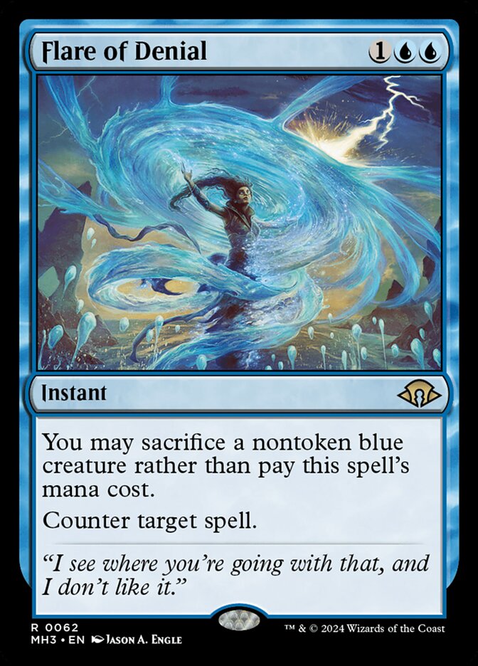 Flare of Denial card front