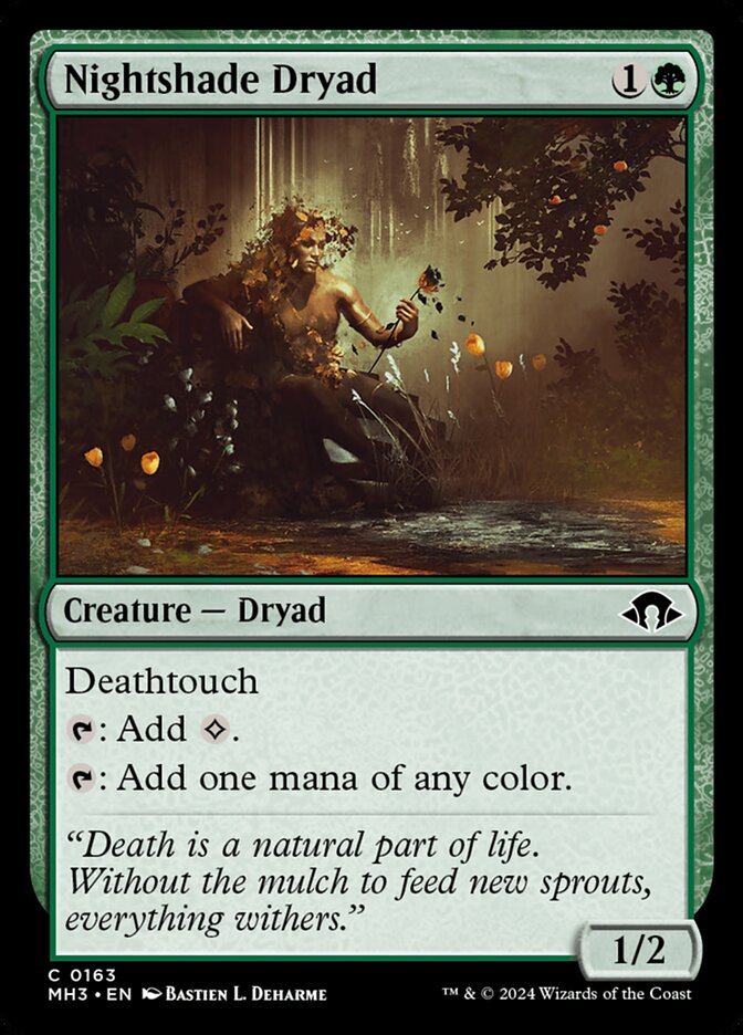 Nightshade Dryad card front