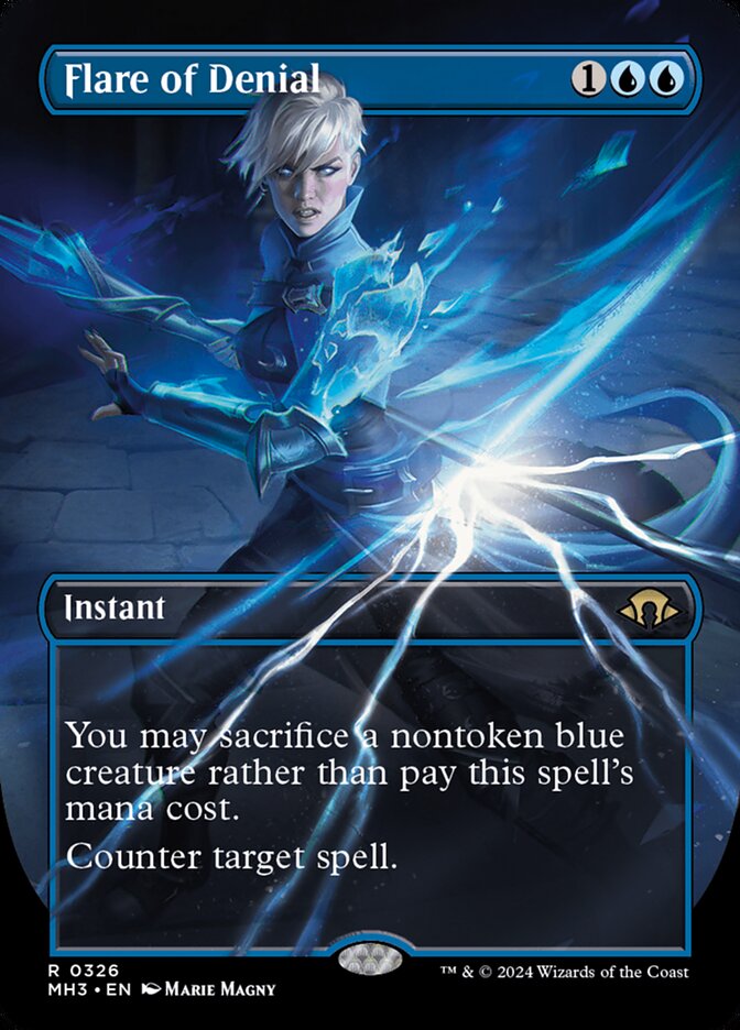 Flare of Denial card front