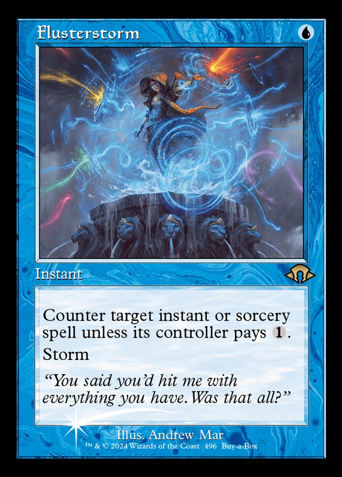 Flusterstorm card front