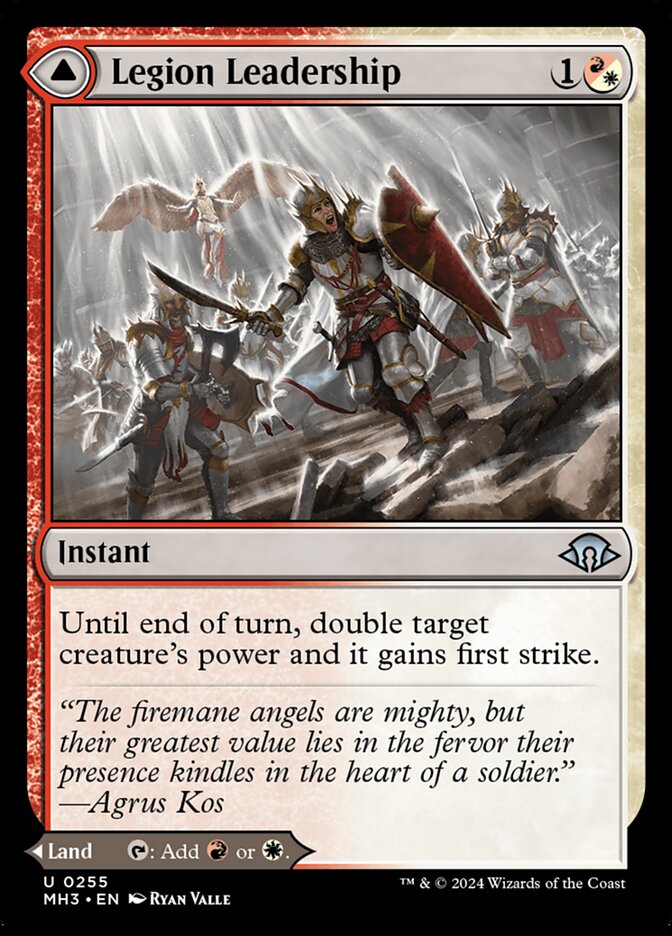 Legion Leadership card front