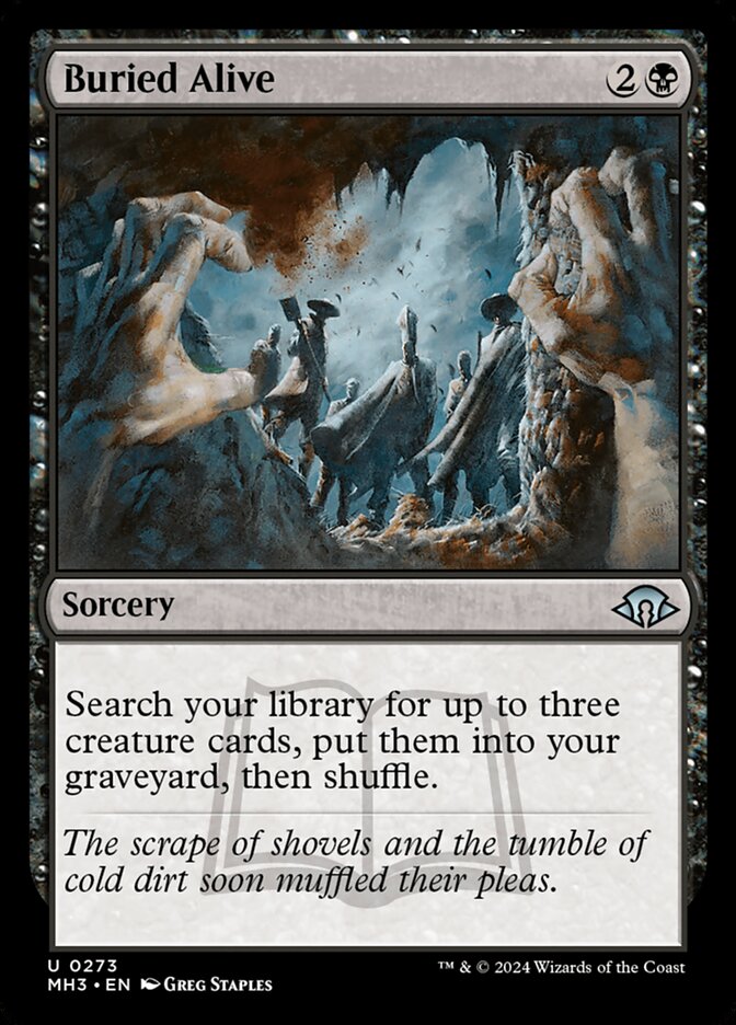 Buried Alive card front