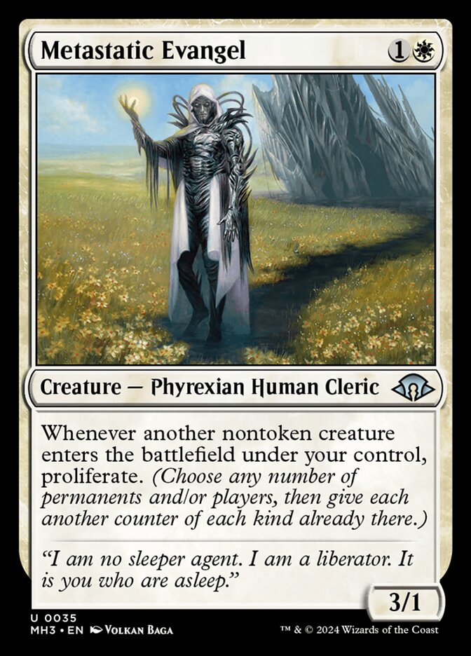 Metastatic Evangel card front