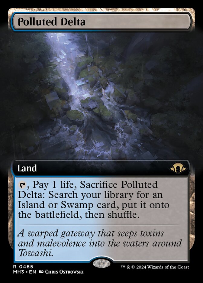 Polluted Delta card front