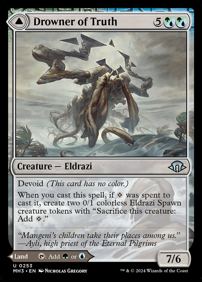 Drowner of Truth card front