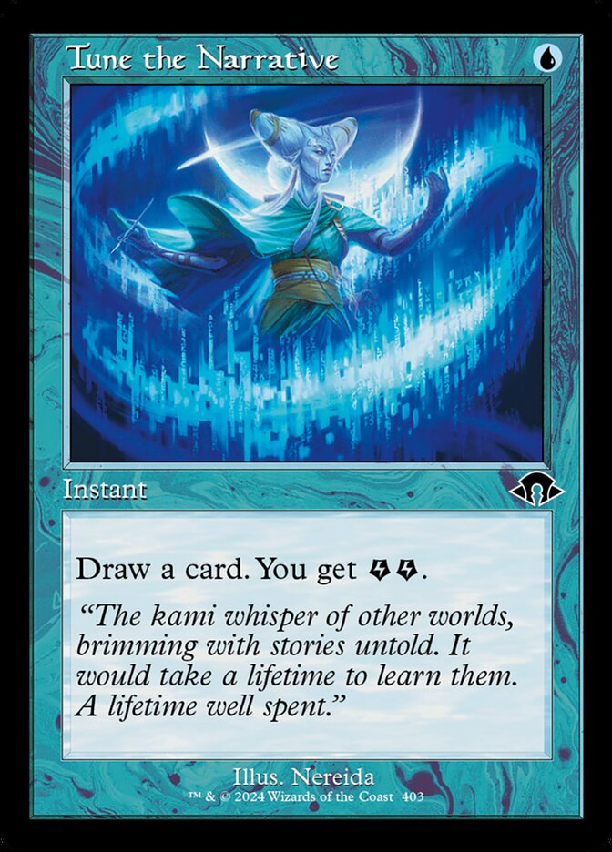 Tune the Narrative card front