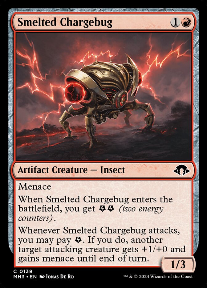 Smelted Chargebug card front
