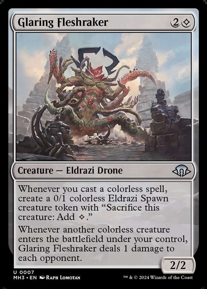 Glaring Fleshraker card front