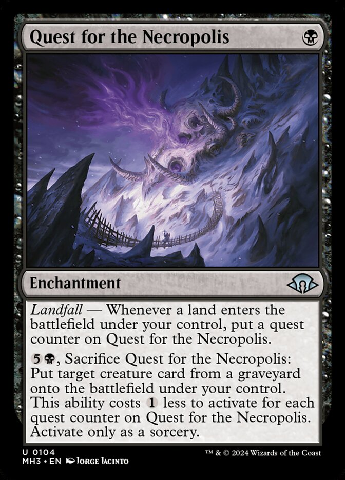 Quest for the Necropolis card front