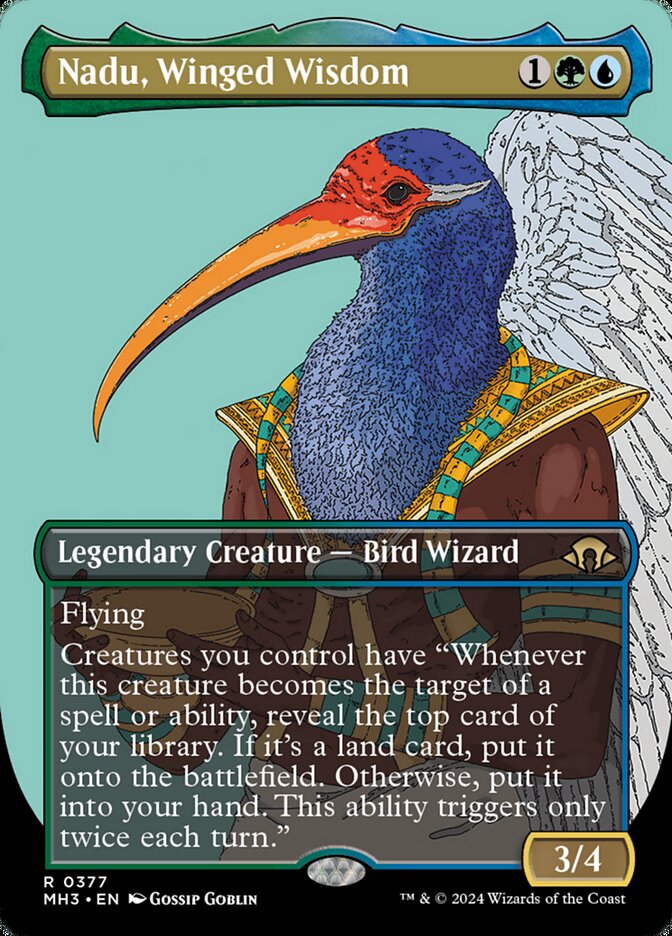 Nadu, Winged Wisdom card front