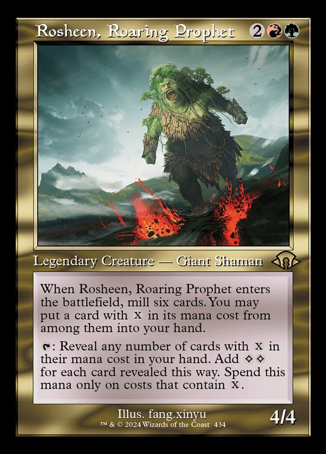 Rosheen, Roaring Prophet card front