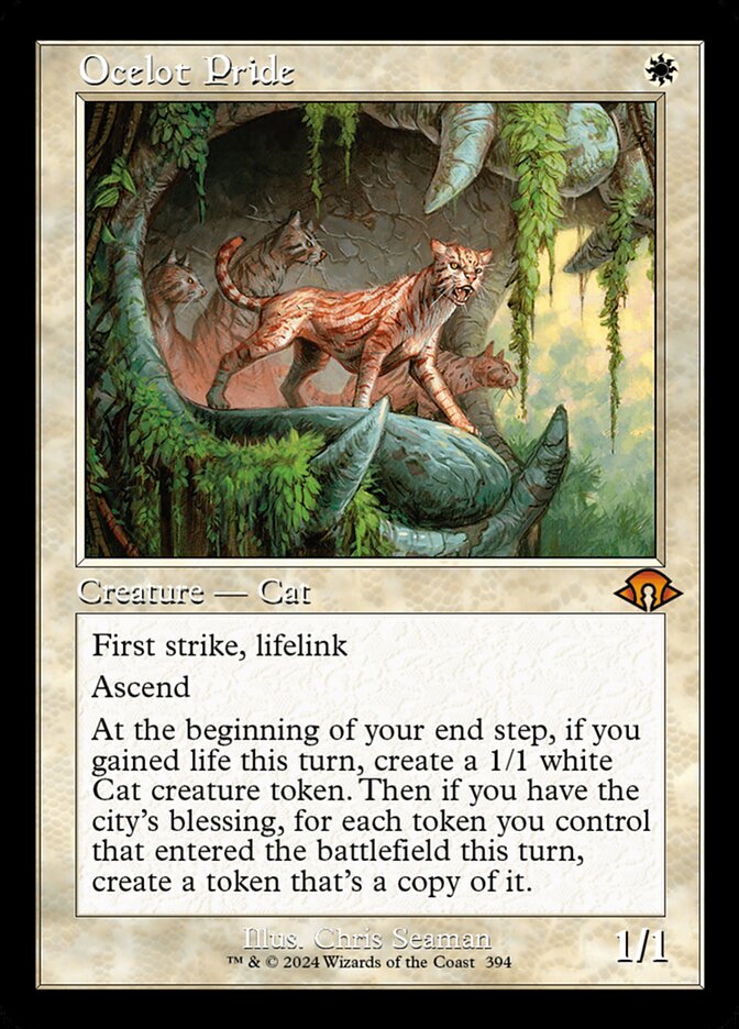 Ocelot Pride card front