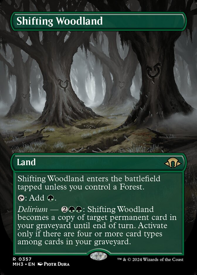 Shifting Woodland card front