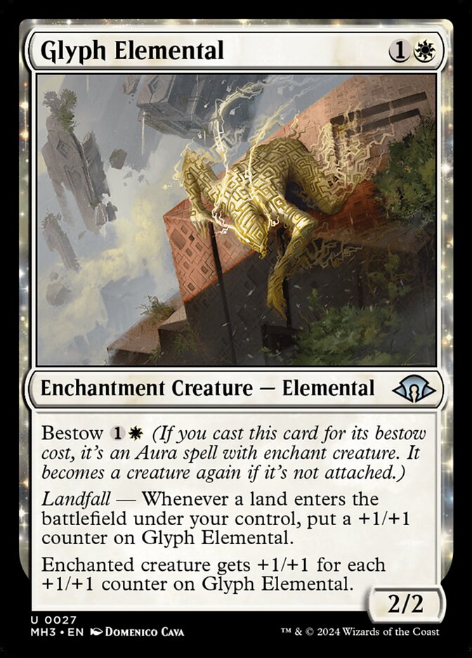 Glyph Elemental card front