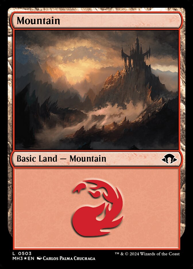 Mountain card front