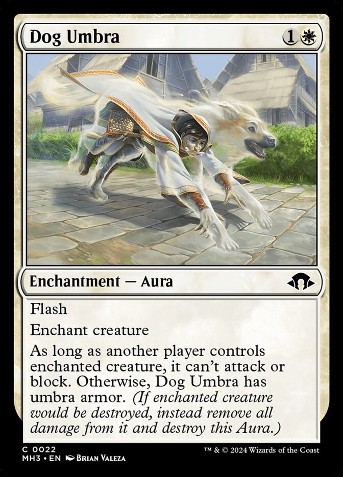 Dog Umbra card front