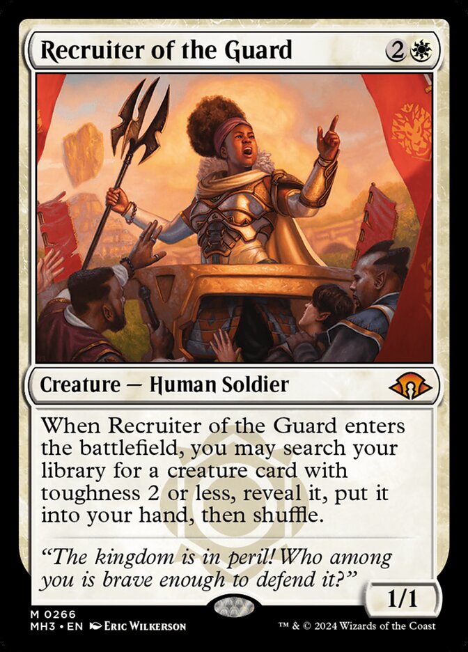 Recruiter of the Guard card front