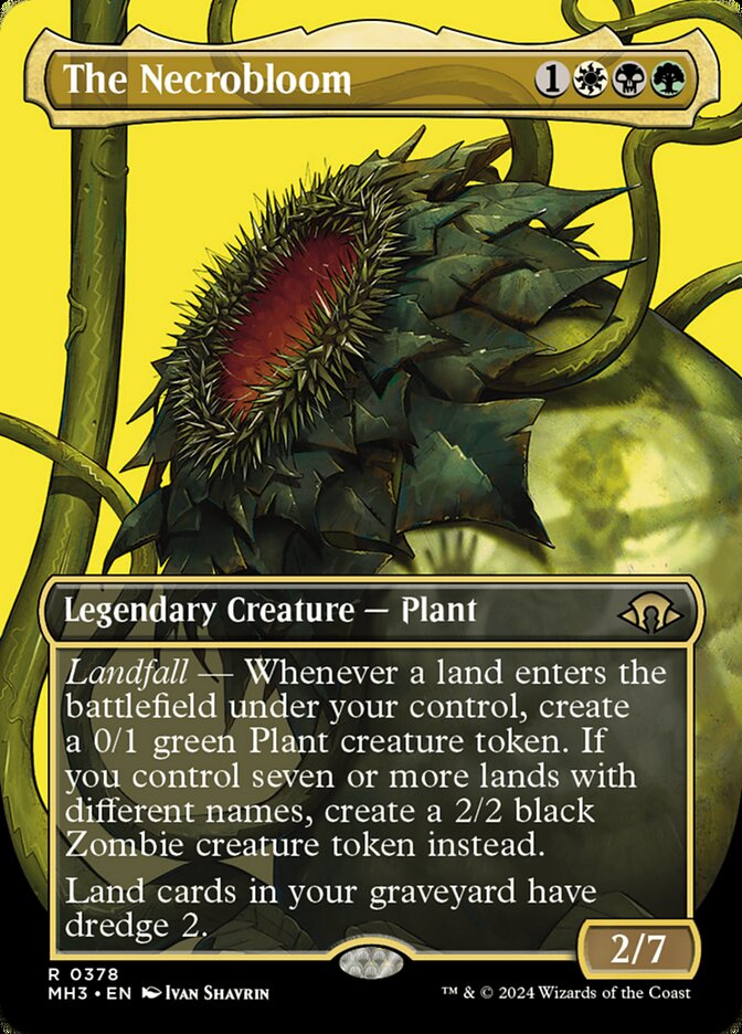 The Necrobloom card front