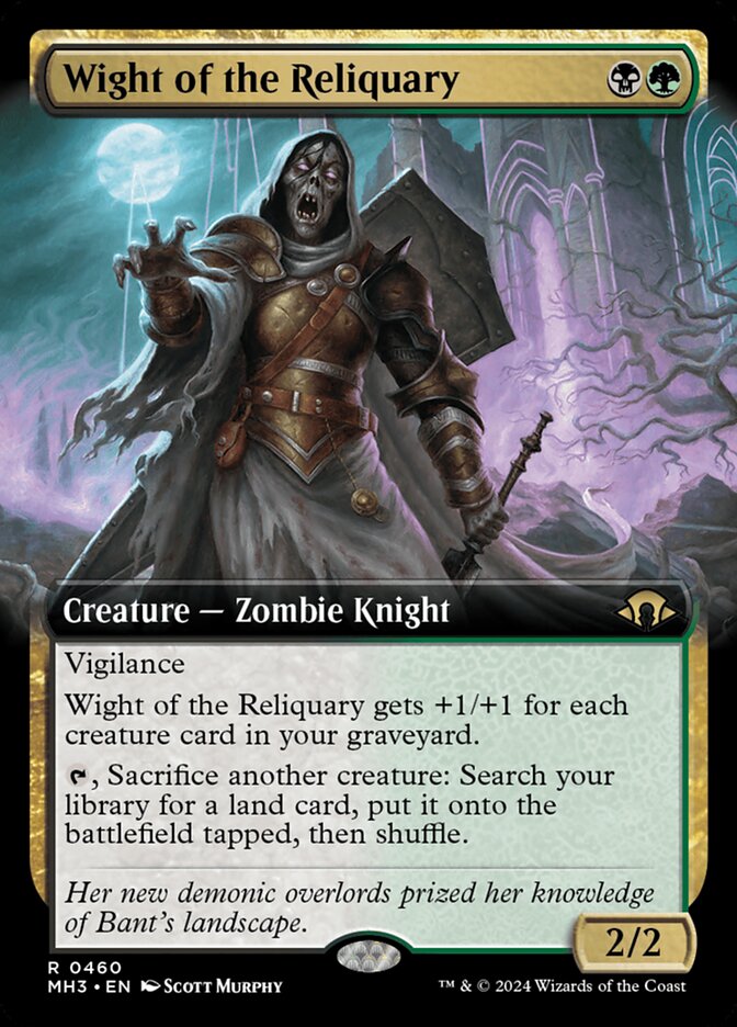 Wight of the Reliquary card front