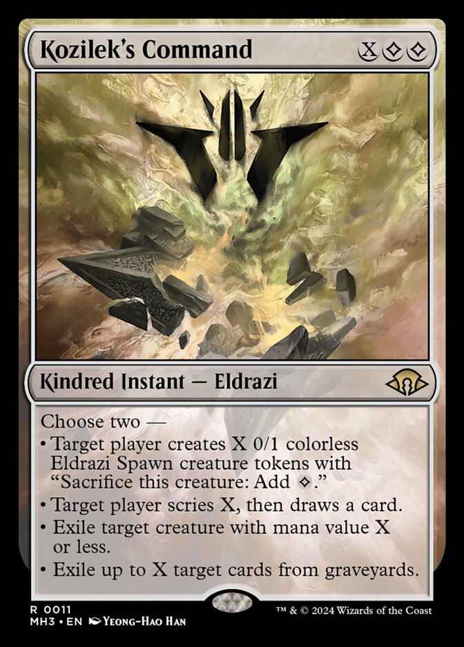 Kozilek's Command card front