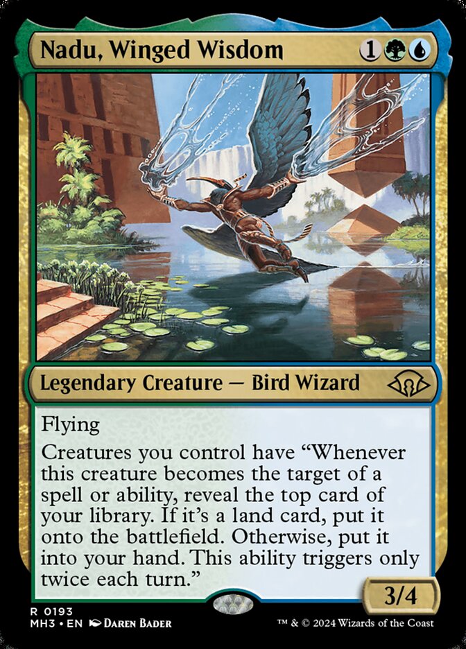 Nadu, Winged Wisdom card front