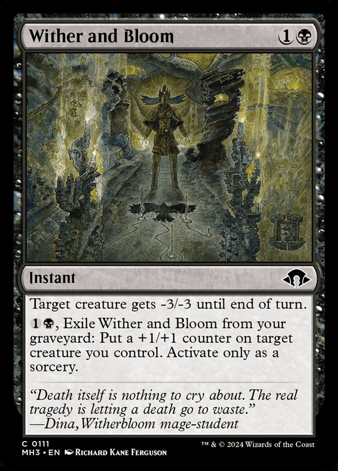 Wither and Bloom card front