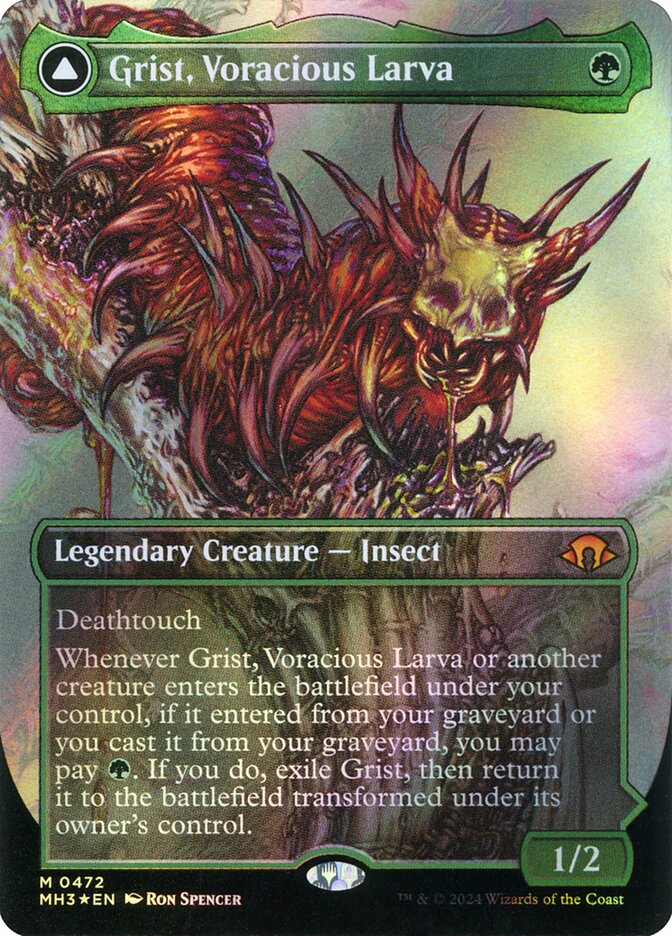 Grist, Voracious Larva card front