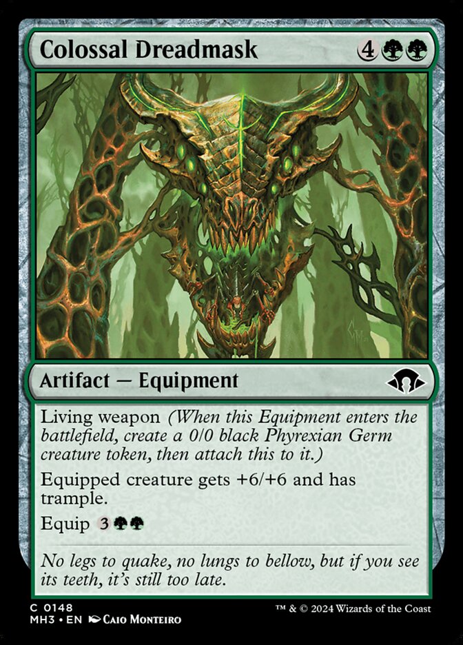 Colossal Dreadmask card front