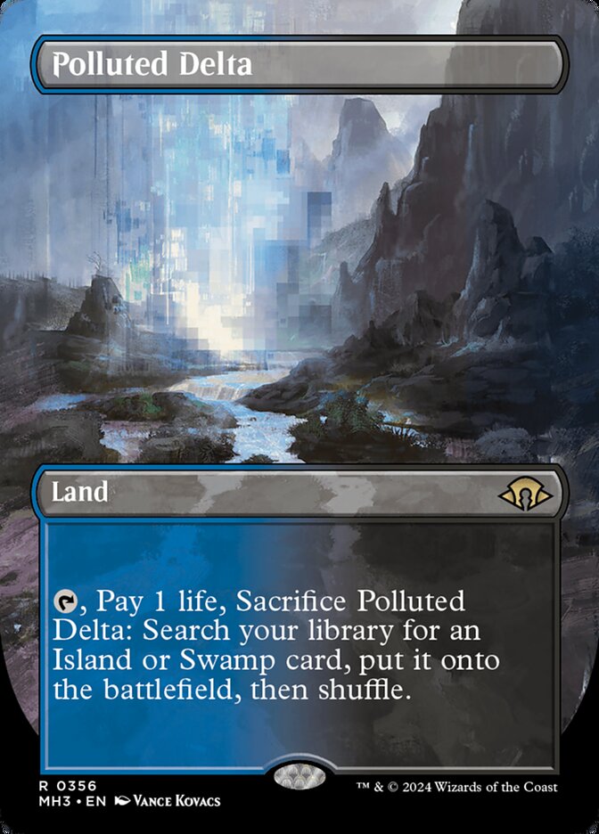 Polluted Delta card front
