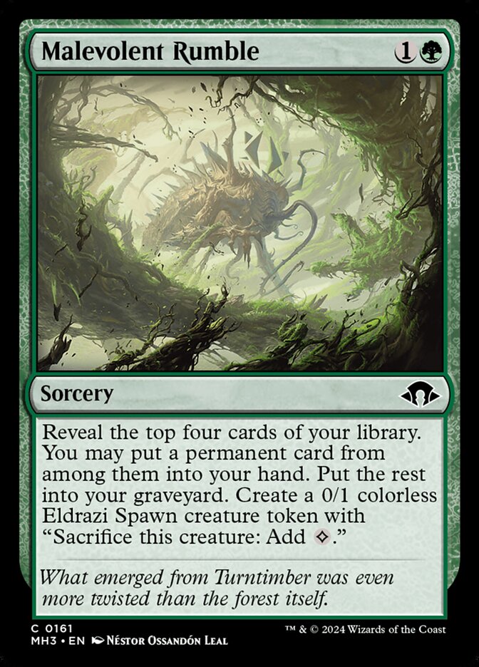 Malevolent Rumble card front
