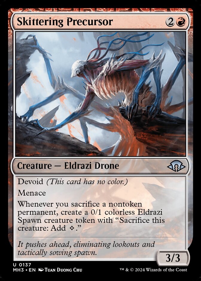 Skittering Precursor card front