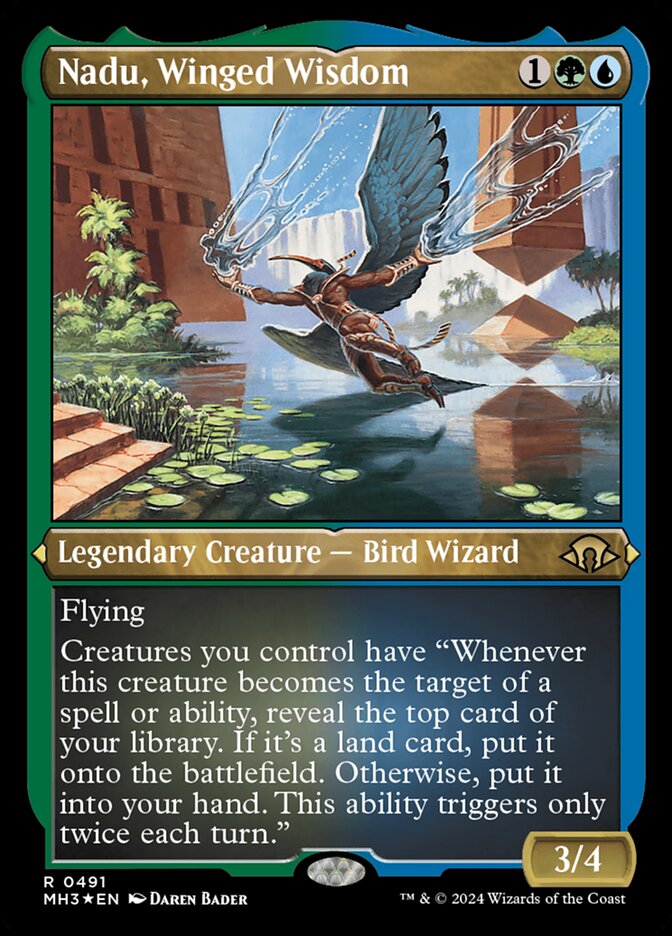 Nadu, Winged Wisdom card front