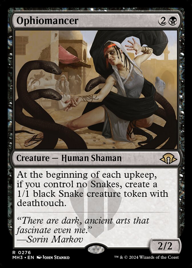 Ophiomancer card front