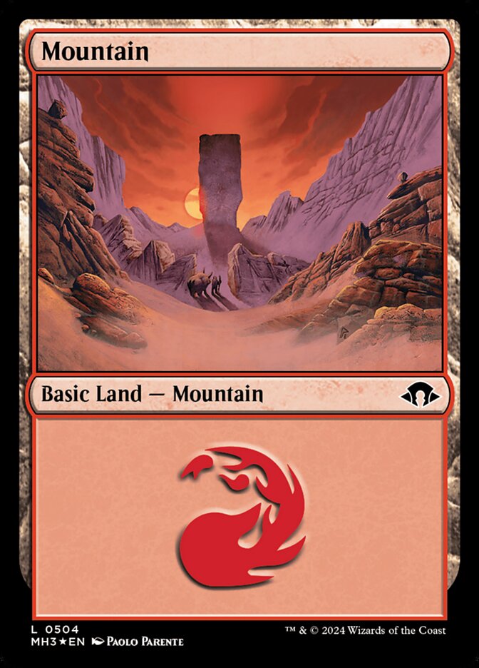 Mountain card front