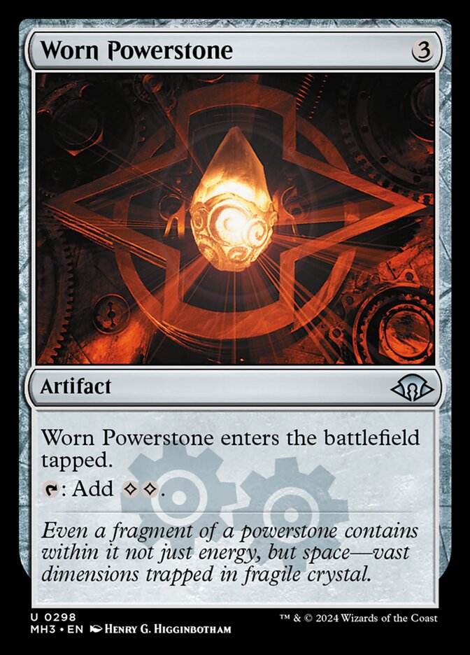 Worn Powerstone card front