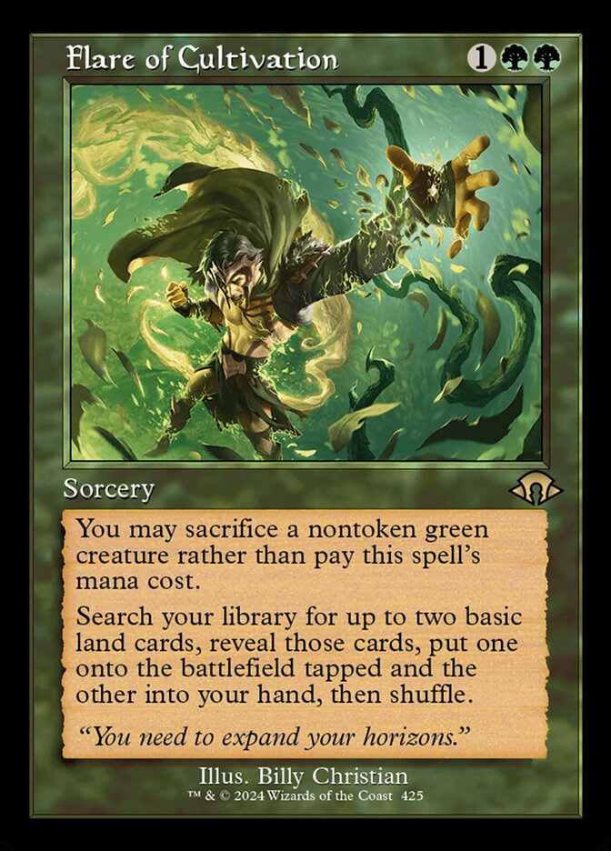 Flare of Cultivation card front