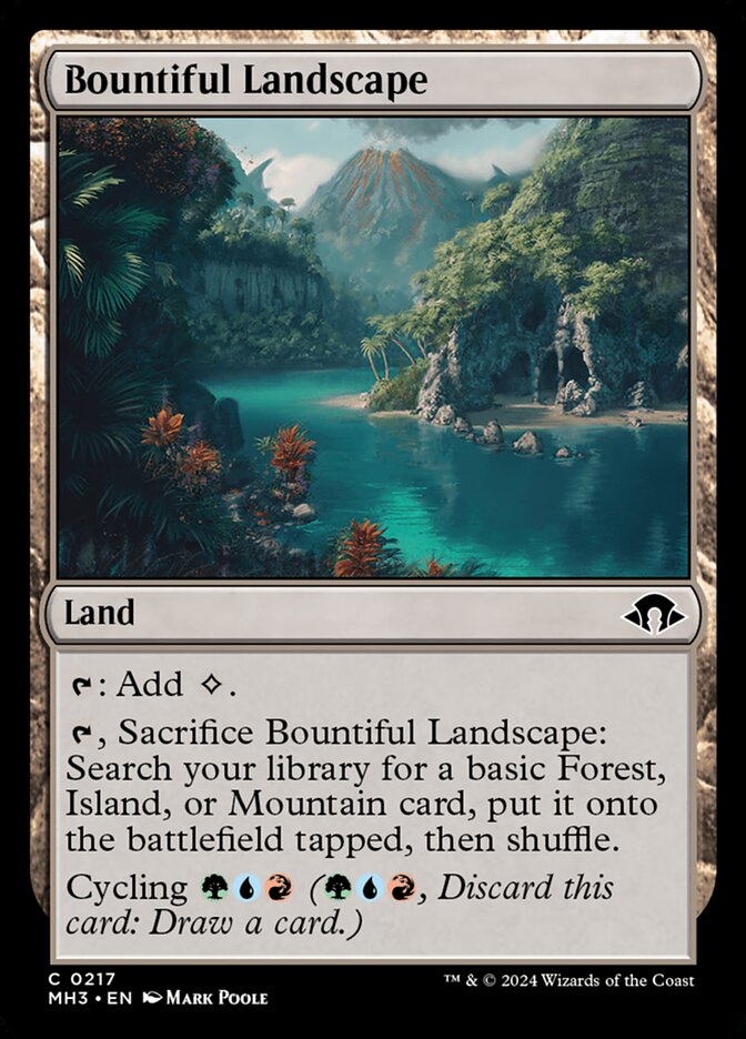 Bountiful Landscape card front