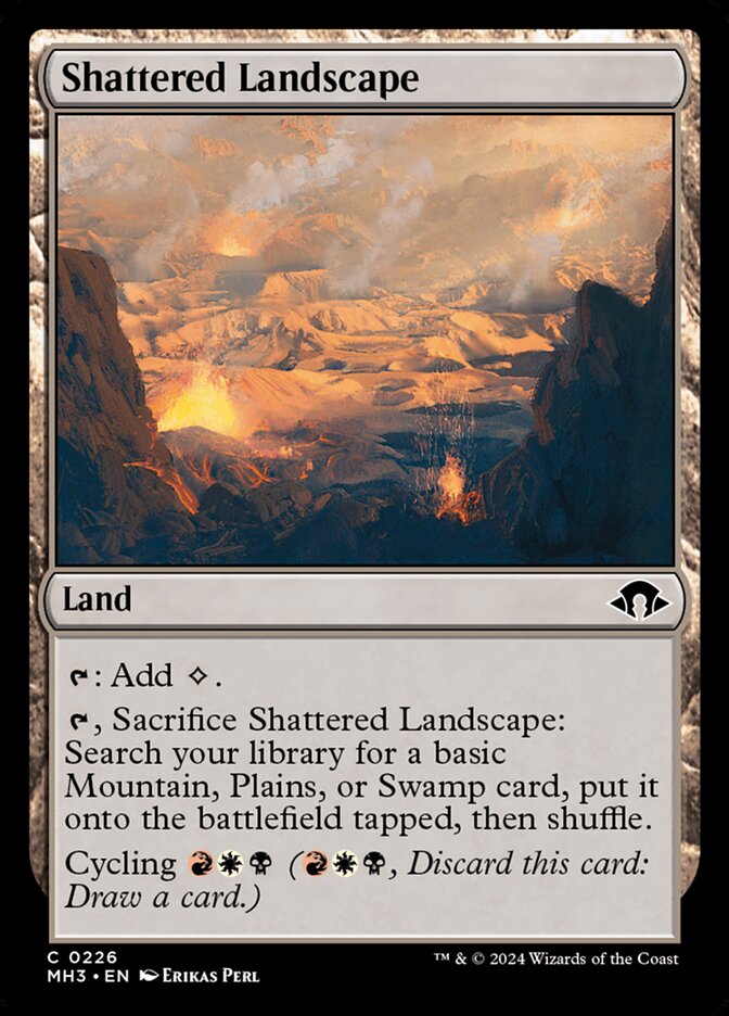 Shattered Landscape card front