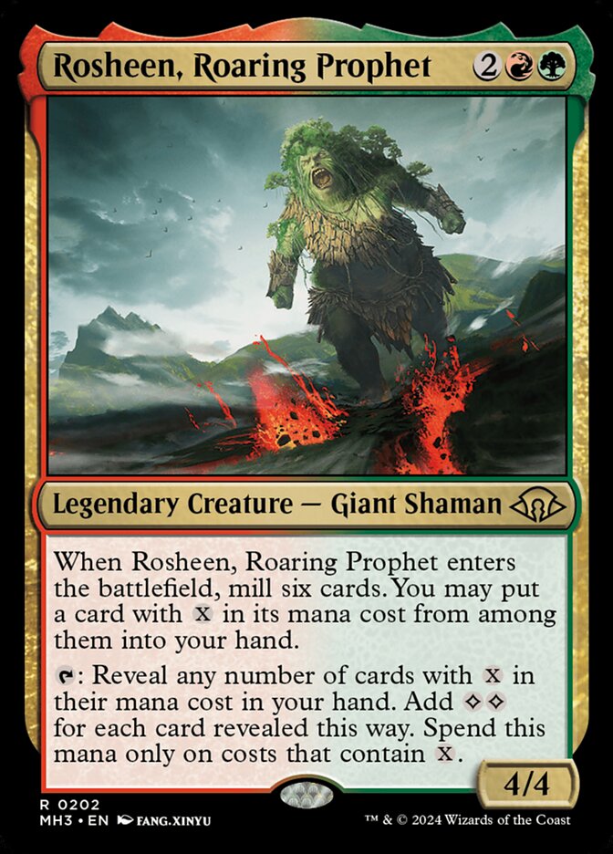 Rosheen, Roaring Prophet card front