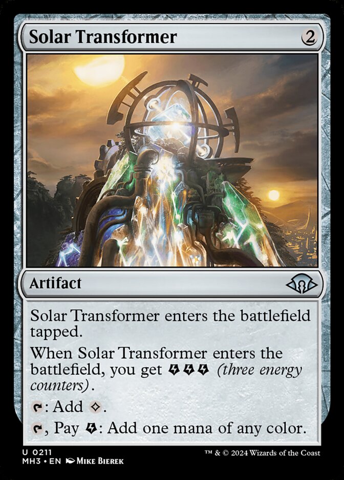 Solar Transformer card front
