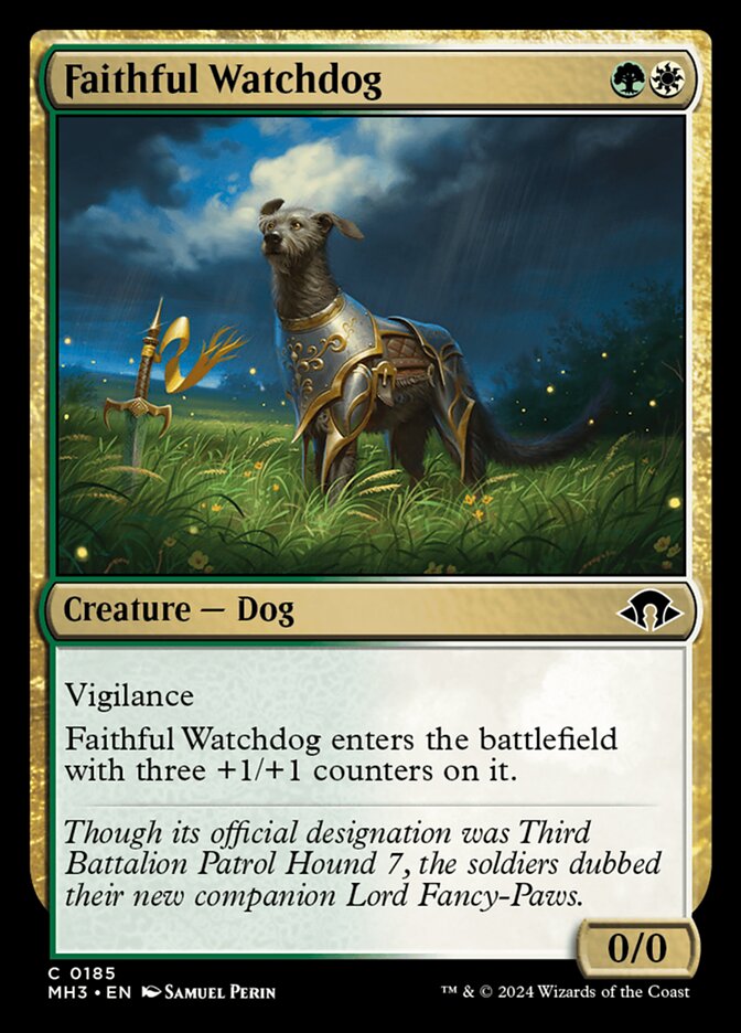 Faithful Watchdog card front