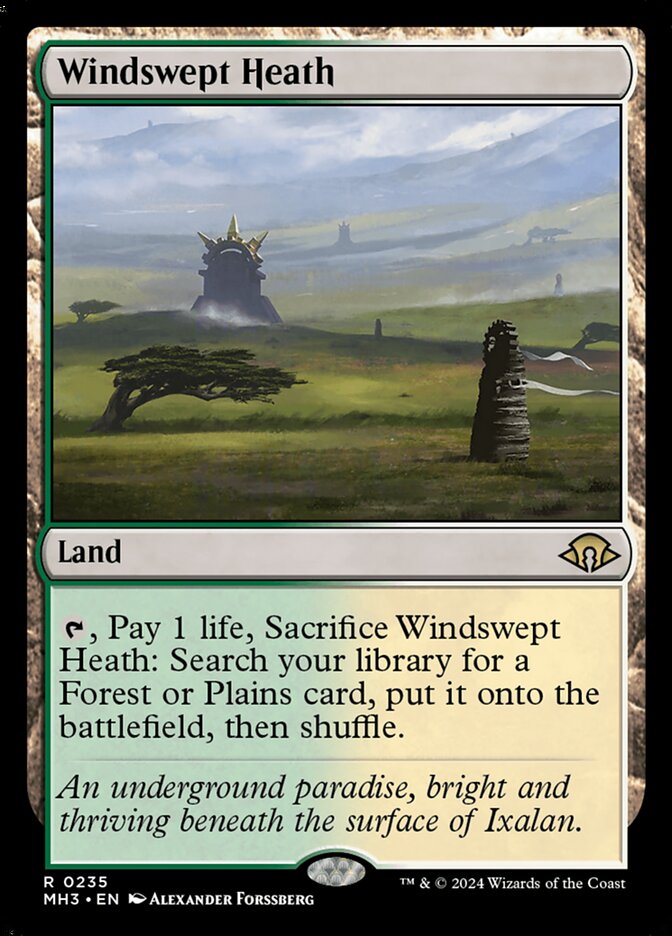 Windswept Heath card front
