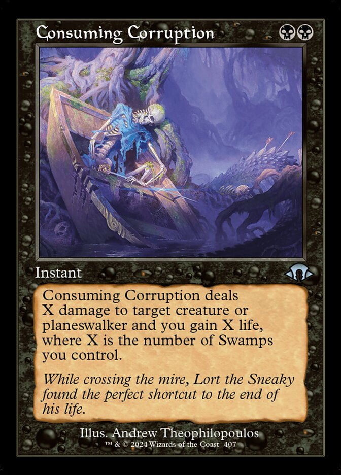 Consuming Corruption card front