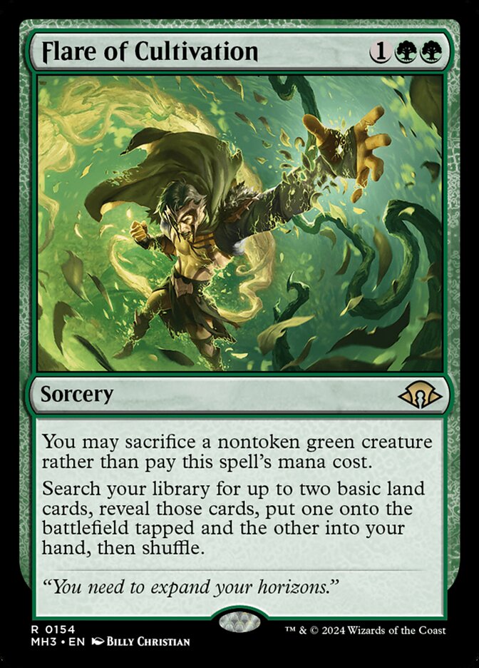 Flare of Cultivation card front