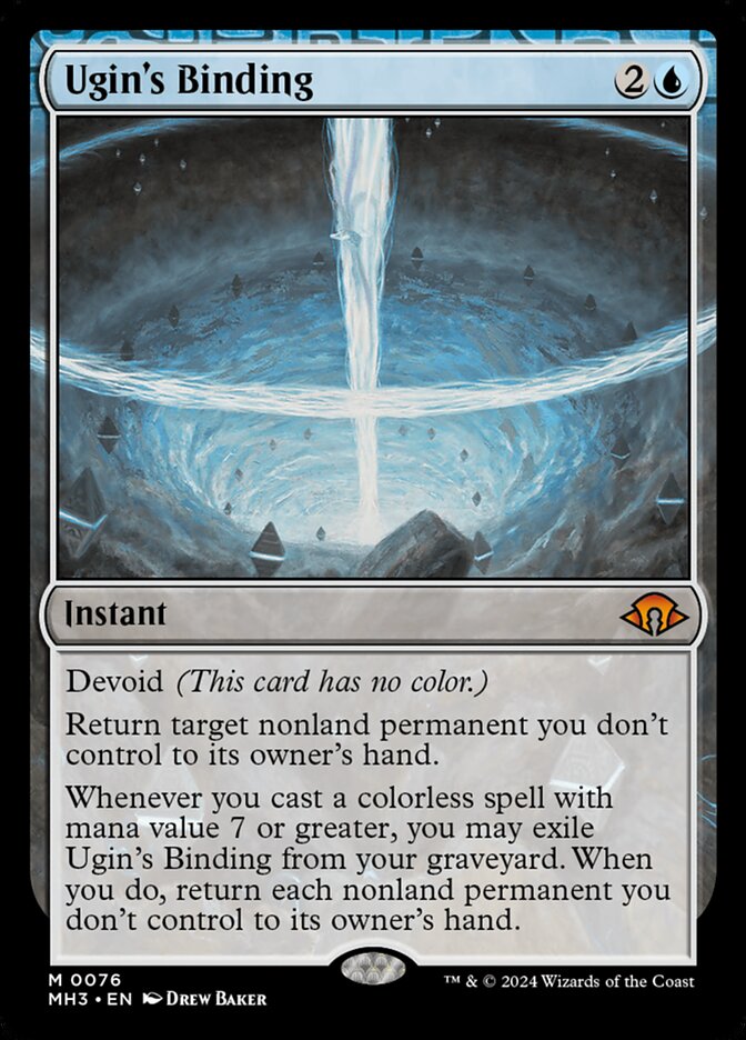 Ugin's Binding card front