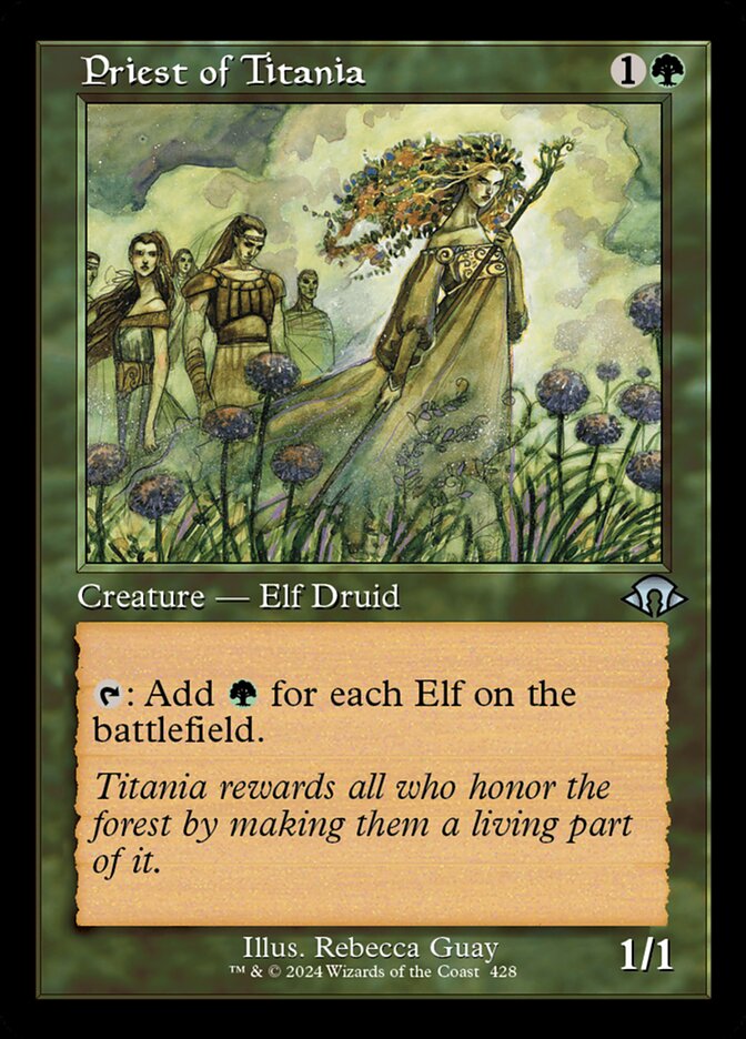 Priest of Titania card front