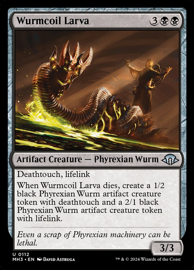 Wurmcoil Larva card front