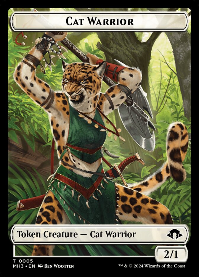 Cat Warrior card front