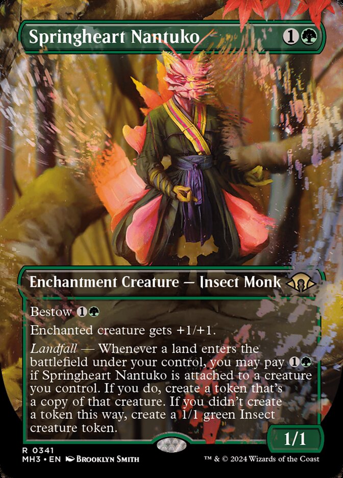 Springheart Nantuko card front