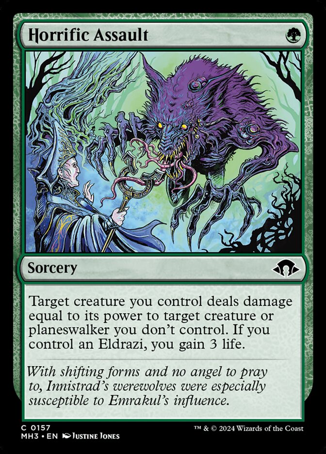 Horrific Assault card front
